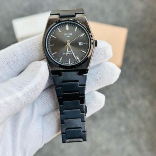 Inspired by Tissot PRX Men's Watch | 7A Premium Quality | Steel Chain | Black Dial | Quartz Movement