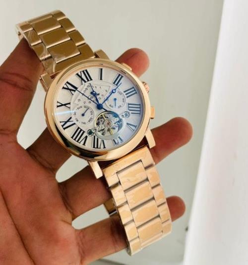  Inspired by Cartier Automatic Watch | Premium Quality Latest Model for Gents | Chronograph Working,