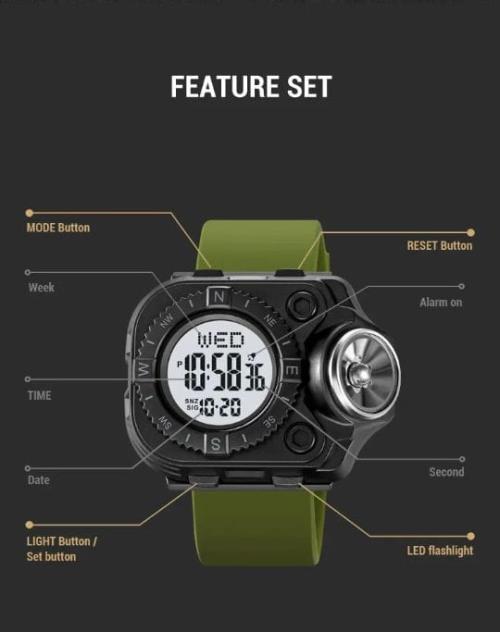  Inspired by Original SKMEI Sports Watch | Waterproof Digital Watch for Men | Comes with Brand Box  