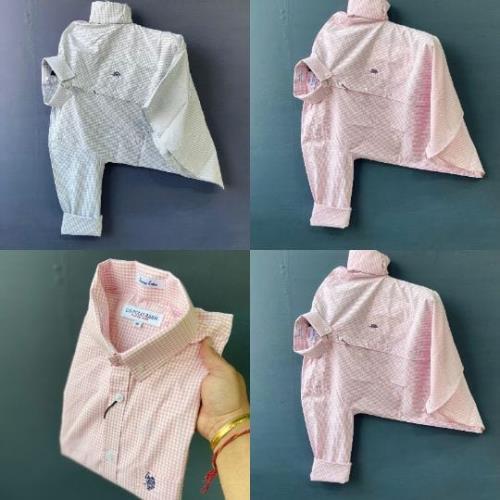 Inspired by U.S. Polo | Men's Full Sleeve Shirt | 100% Pure Cotton Fabric | Classic & Comfortable Ca