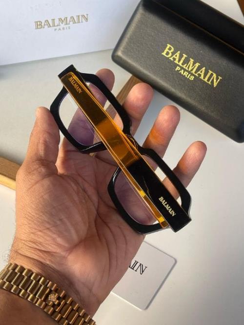 Balmain Inspired Transparent Lens Glasses | Unisex Power Lens Compatible | Premium Quality Fashion F