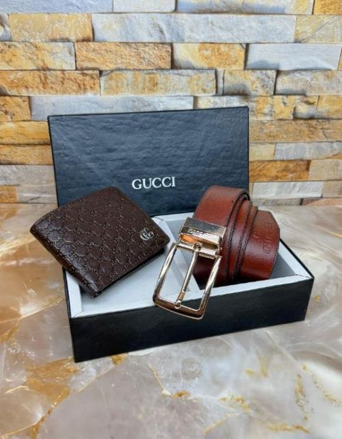 Inspired by GUCCI Combo – Reversible Belt & Wallet | Premium Quality | With Brand Box | Size 30-44  