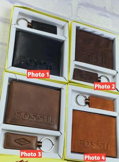  Fossil Wallet + Kichen Set.