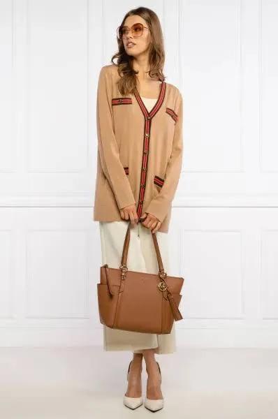 Inspired by Michael Kors Nomad Tote Bag – 12A Quality – With Dust Cover & MK Charm – Top Zipper Clos