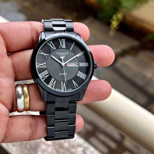 inspired by Tissot Carson Men's Watch - 7AA Premium Collection, 43mm Dial, Day/Date, Roman Numerals,