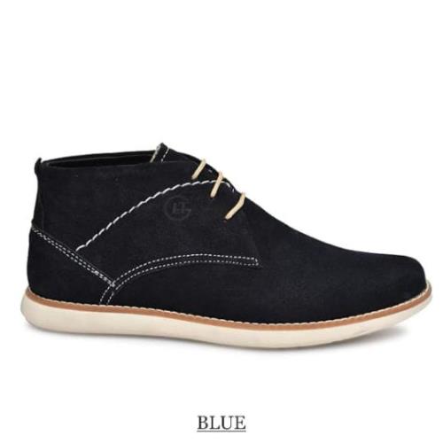 Premium Quality 100% Suede Leather Casual Chukka Boots for Men – Lace-Up, Comfortable Insole, Durabl