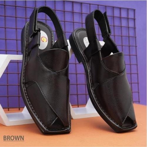 Premium Quality Punjabi Peshawari Sandals for Men – Direct from Manufacturer | Faux Leather Upper | 
