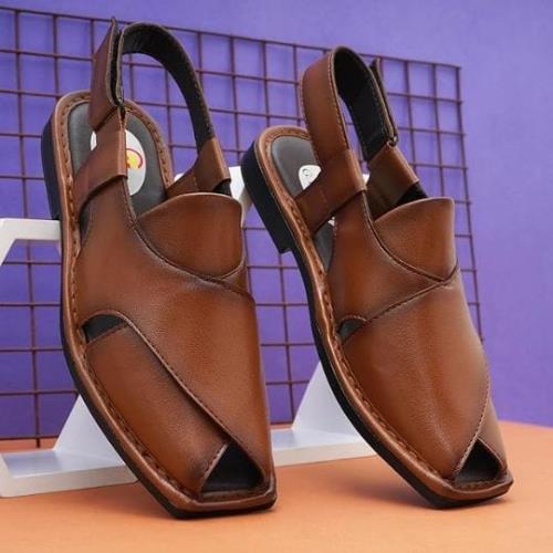 Premium Quality Punjabi Peshawari Sandals for Men – Direct from Manufacturer | Faux Leather Upper | 