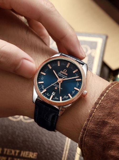 Omega Inspired Men's Watch | 7A Best Quality New Model | Swiss Made Quartz Movement | Day-Date Funct