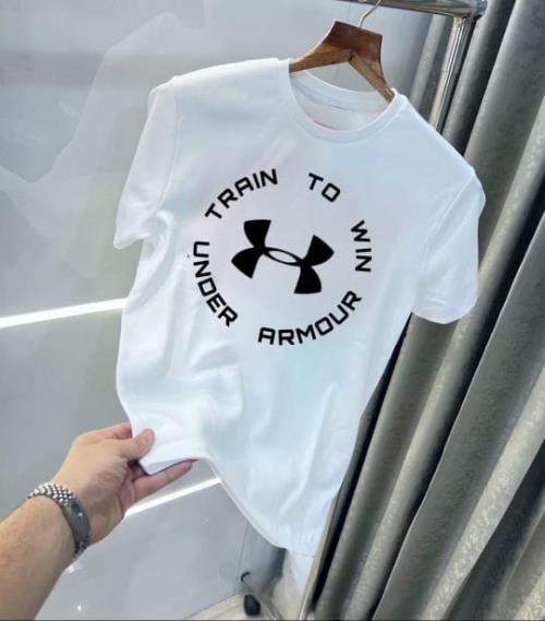 Under Armour Inspired Heavy GSM T-Shirt | 100% Pure Cotton with Gold Finish | Ultra Soft & Smooth Pr