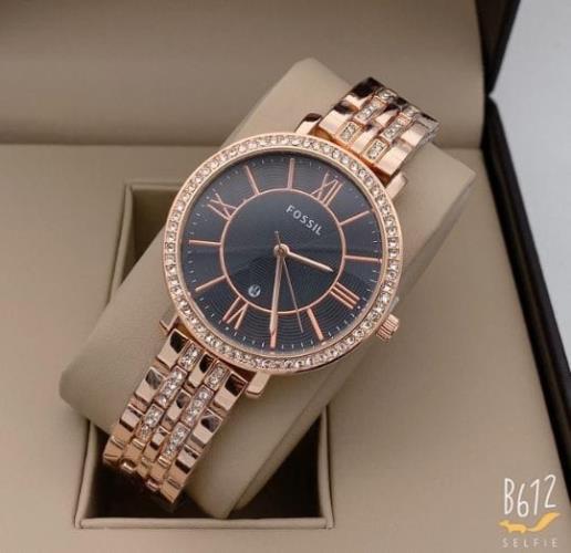Fossil Women's Watch - 7A Grade, Date Functionality, Premium Quality with Brand Box.