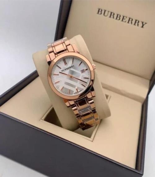  Burberry Women's Watch: Timeless Elegance with Date Functionality.