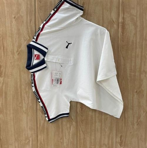 PUMA PREMIUM COTTON LYCRA POLO TSHIRT.