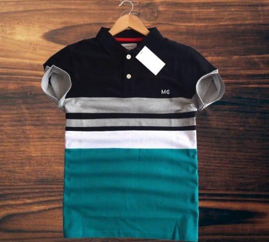  MAGNETO MENS POLO NECK TSHIRT WITH HIGH QUALITY PIGMENT AND NON PVC PRINT  .