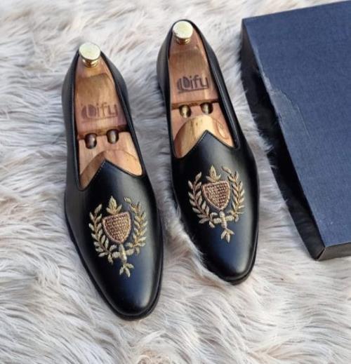 JODHPURI LEATHER LOAFERS.