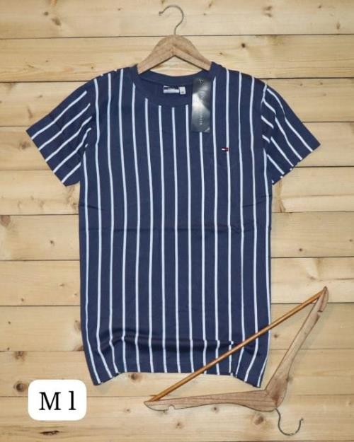 Men's Round Neck T-Shirt With High Quality pigment and  non pvc print.