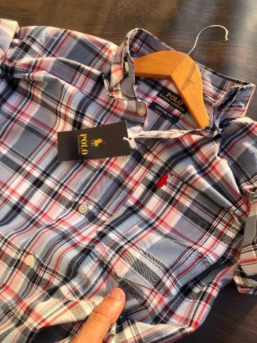 U.S. Polo Assn. Men's Party Wear Check Shirt – Premium Oxford Paper Cotton Fabric – Classic Fit with