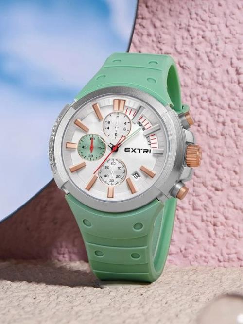 Authentic Extri All Crono Watch with Japanese Movement - Complete with Brand Box.