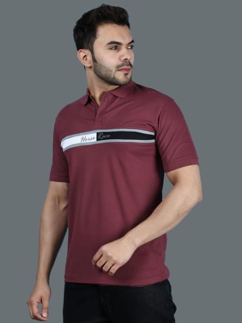  HORSE RACE POLO NEET (mix cottan).