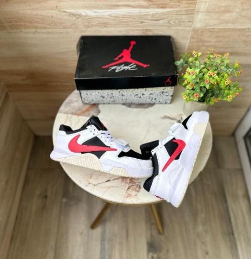 Inspired by Air Jordans Retro Travis Scott 'Cut the Check' | University Red Sneakers | Premium Quali
