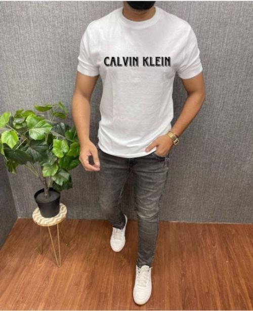 TRENDY CK COTTON T SHIRT.