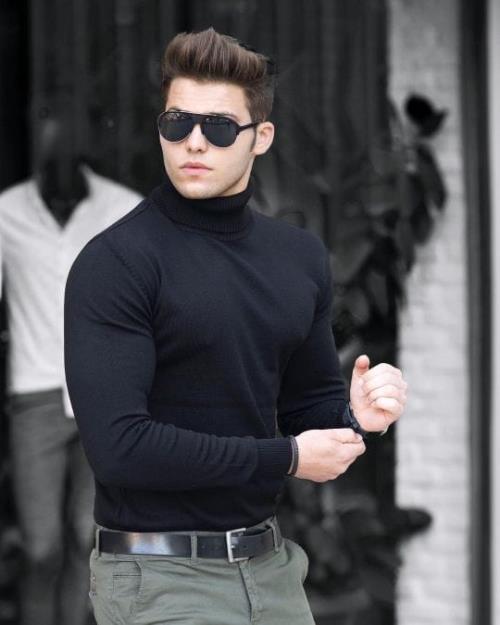 PREMIUM QUALITY MENS High NECK SWEATSHIRT.