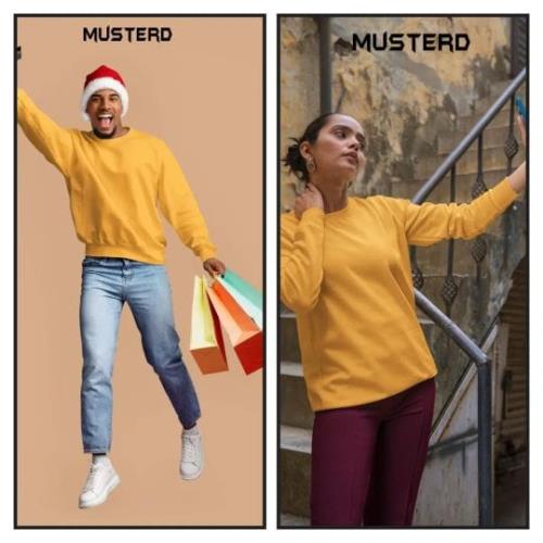 Fleece sweatshirt cotton For Men & Women .