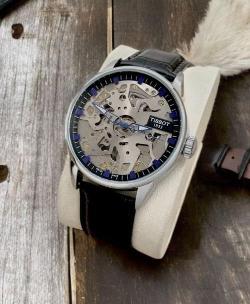 inspired by TISSOT AUTOMATIC MACHINE WATCH FOR MEN WITH OPEN BACK GLASS.