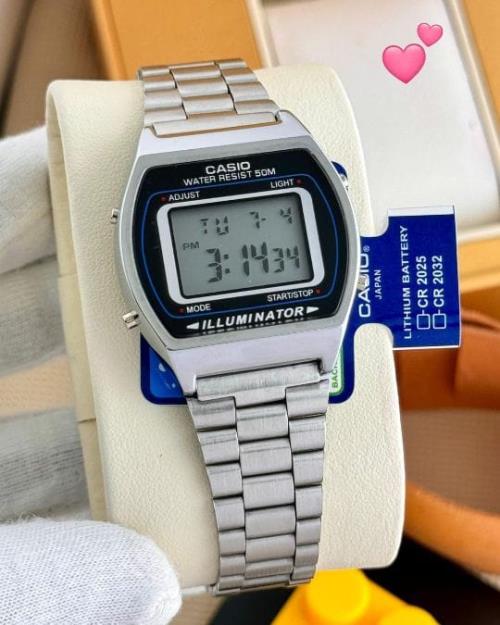 inspired by  CASIO VINTAGE | UNISEX MODEL | DIGITAL COUNTERS | DAY - DATE - ALARM - STOP WATCH | SMA