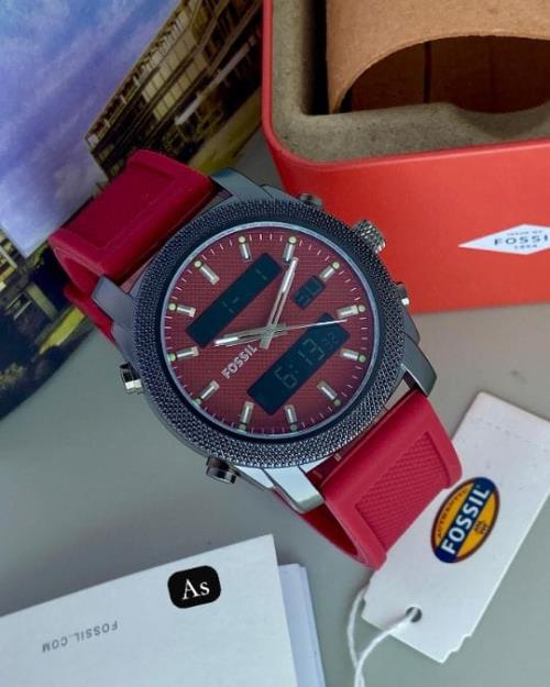 FOSSIL DUAL TIME WATCH | UNISEX MODEL.