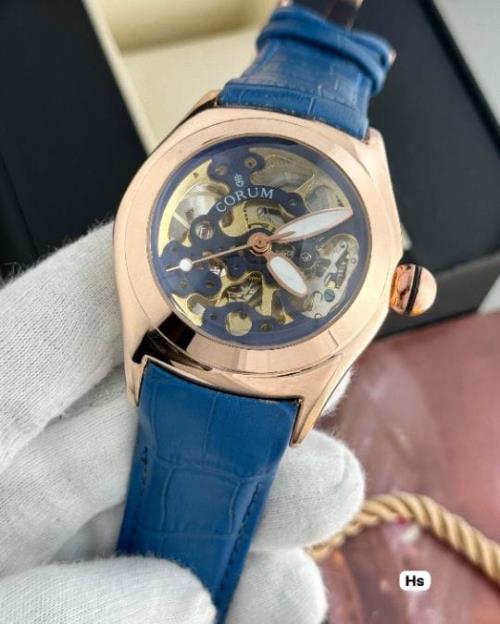  inspired by CORUM MECCANICO | ORIGINAL MODEL | 10A | 44MM | BLACK SKELETON DIAL | BAND METERIAL GEN