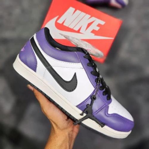 Air Jordan Low Purple With Brand Box Sport Shoes Come Sneakers | Latest Edition.