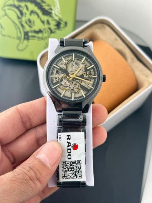 inspired by  RADO Men's Full Ceramic Automatic Watch – Original Model, Japan AAA Quality, Open Back,