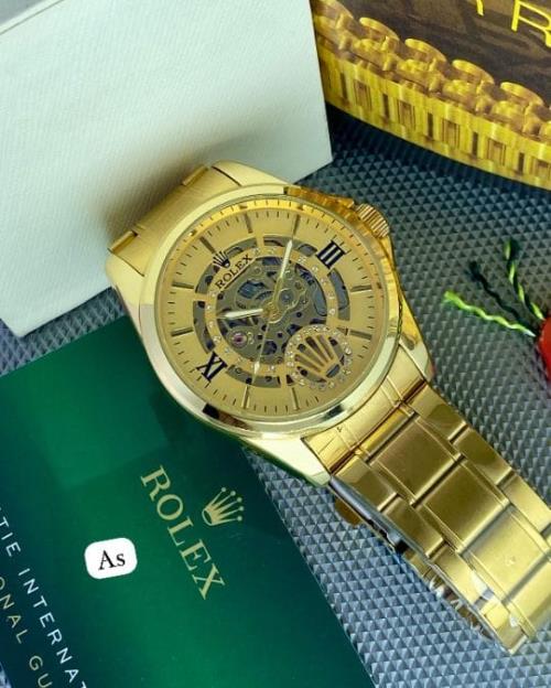  inspired by GOLDEN ROLEX AUTOMATIC WATCH .