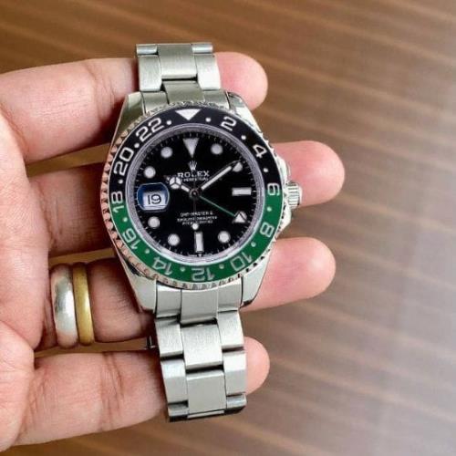 inspired by  ROLEX AUTOMATIC GMT MASTER 2 .