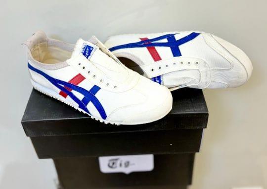 inspired by onitsuka tiger slip-on's Sport Shoes.