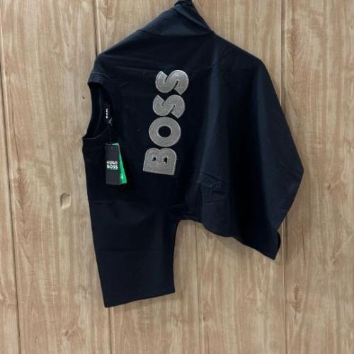 Oversized Drop Shoulder T-Shirt – Inspired by Hugo Boss | Premium Cotton Blend | Metallic Embroidere