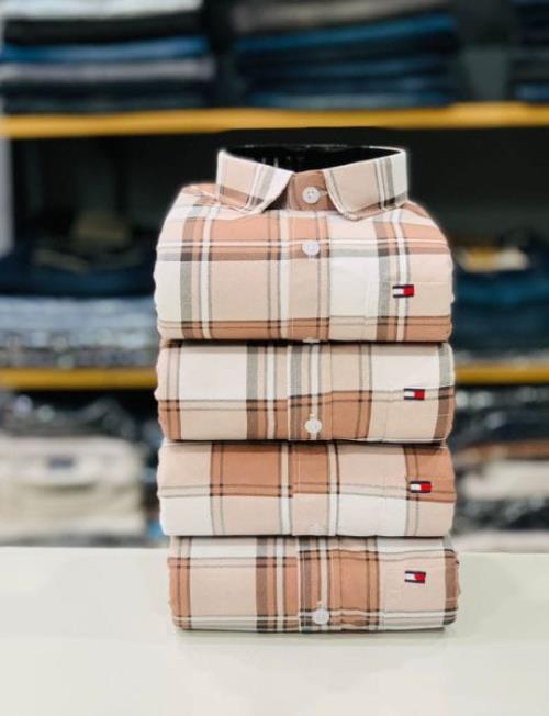 Inspired by Tommy Hilfiger Check Shirts – Premium Cotton Blend | Casual & Formal Wear | Trendy Paste