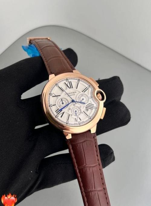CARTIER BLAST SKELETON PREMIUM FULL CRONO WORKING OFFICIAL MEN'S WATCH  .