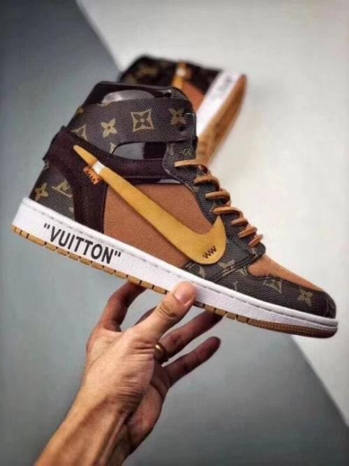  inspired by Jordan 1 Louis Vuitton Off White X.