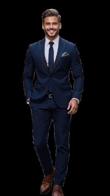  Blue Suit Length and Shirt Pcs