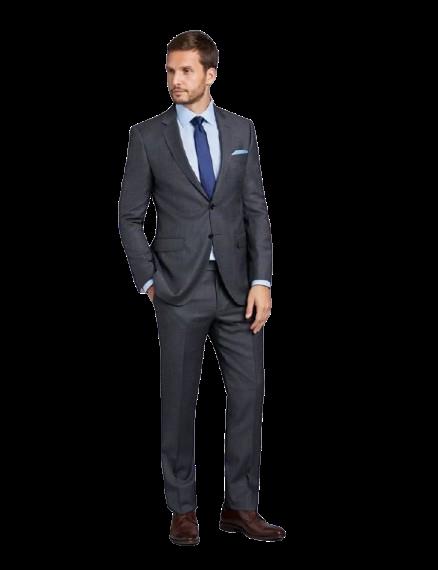 Grey Suit Length and Shirt Pcs