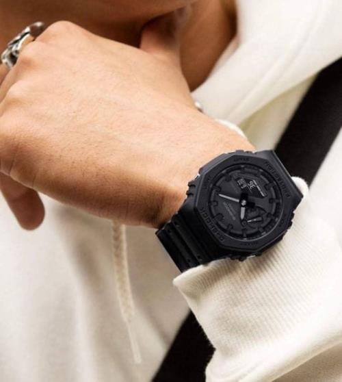  G SHOCK Men's Inspired Black Octagon Case Watch - Shockproof.