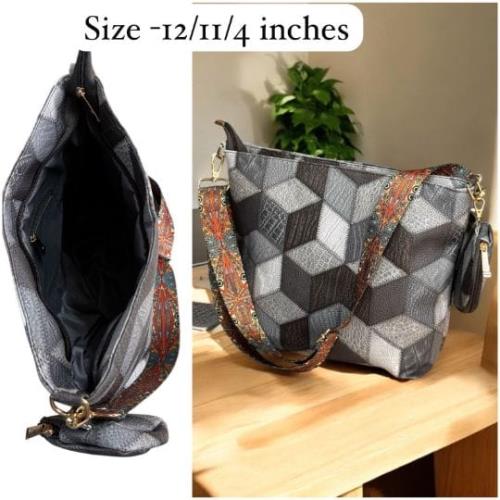 Inspired by Designer Style – Combo Pack of Beautiful & Classy Multi-Color Sling Bags for Women, Medi