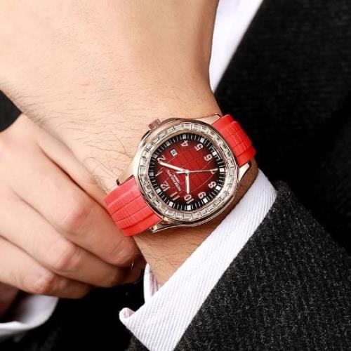  inspired by PATEL PHILLPE WITH THE ROUNDED OCTAGONAL SHAPE OF ITS BEZEL.