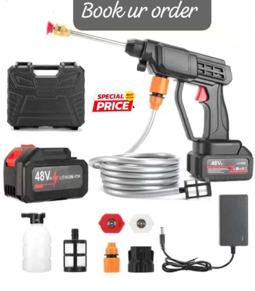 Ordless Portable Pressure Washer Gun