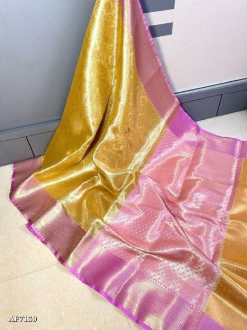 Banarasi Zari Tanchui Saree for Women – Inspired Traditional Design with Rich Tanchui Weave & Broad 