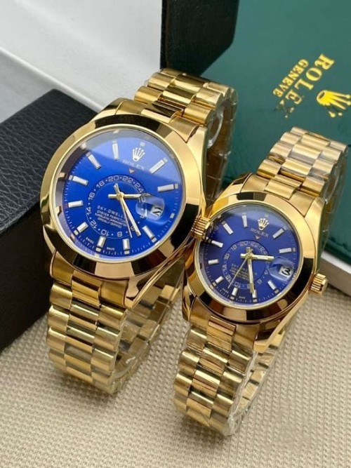 Rolex Oyster Perpetual  Couple Watch Set.