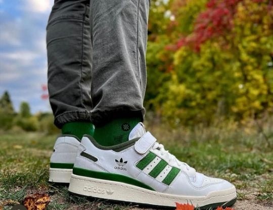 ADIDAS FORUM 84 ( WHITE GREEN ).