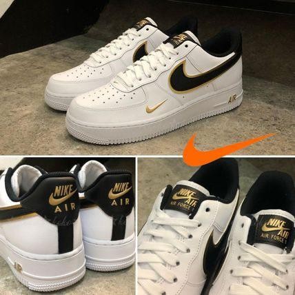 NIKE AIRFORCE METALIC PURE LEATHER GRTD.